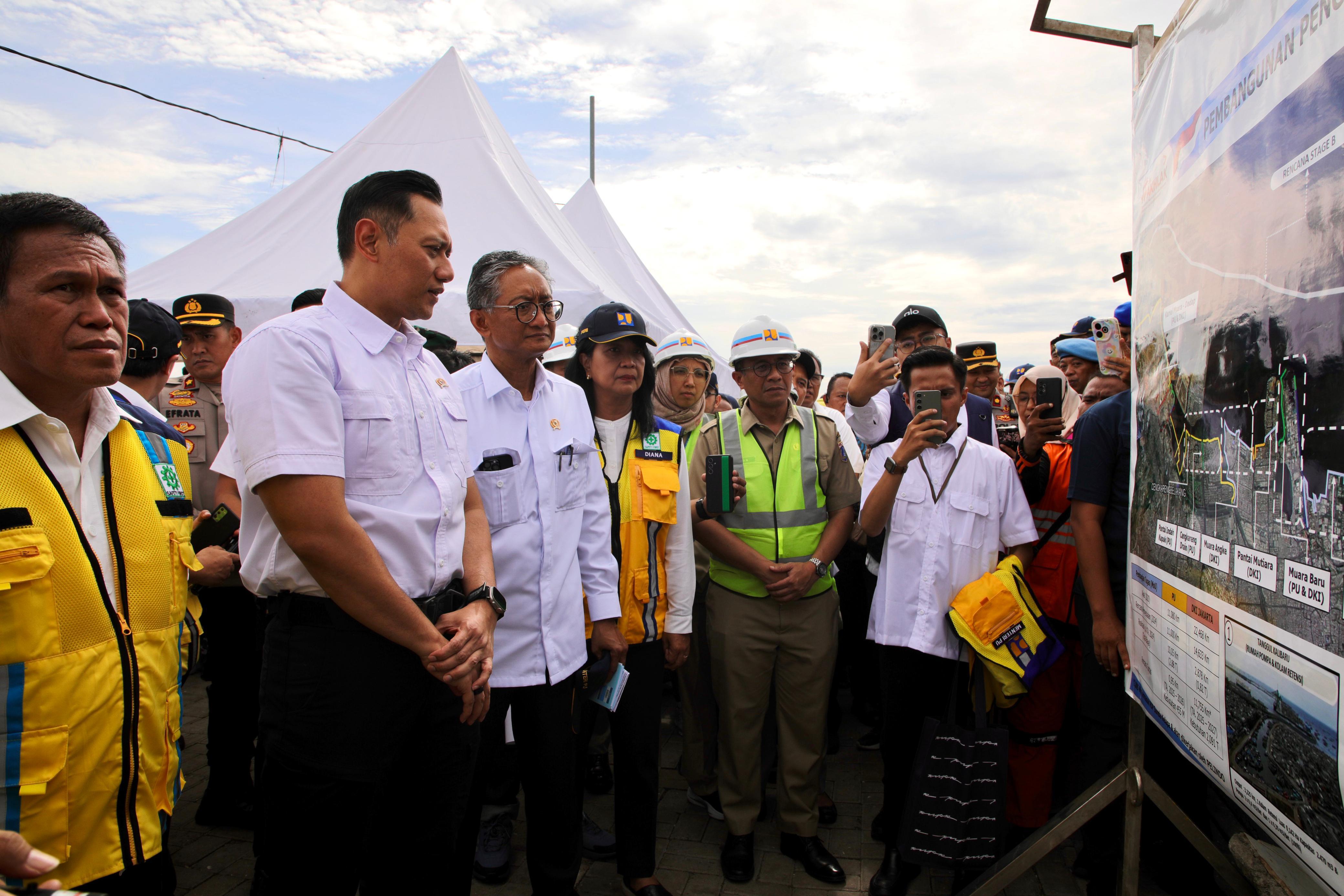 Menko AHY: Infrastruktur Pantai Utara Jakarta Fokus pada Keselamatan dan Kesejahteraan Masyarakat