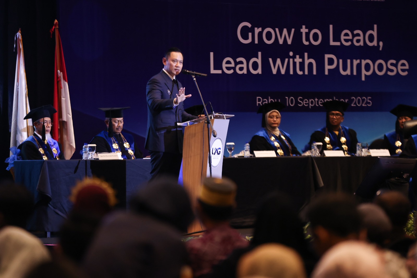 Berikan Orasi Kebangsaan di UAG, Menko AHY: SDM Unggul Kunci Menuju Indonesia Emas 2045