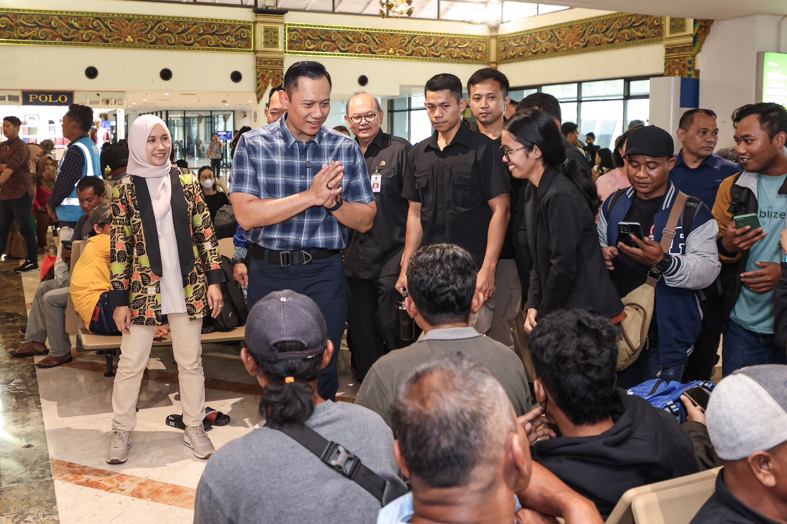 Kunjungi Bandara Juanda Surabaya, Menko AHY Cek Kesiapan Layani Masyarakat Saat Nataru
