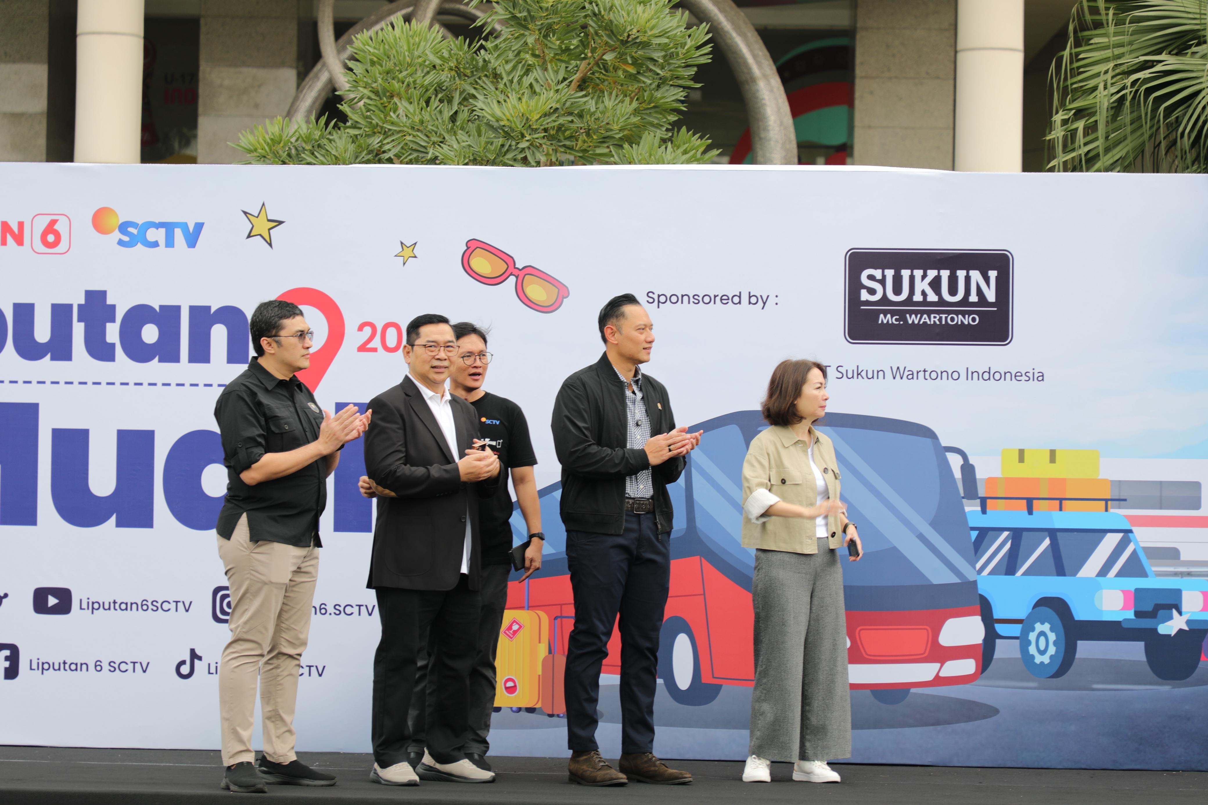 Lepas Tim Mudik Liputan6 SCTV, Menko AHY: Pemerintah Hadir Memastikan Infrastruktur Dalam Kondisi Terbaik