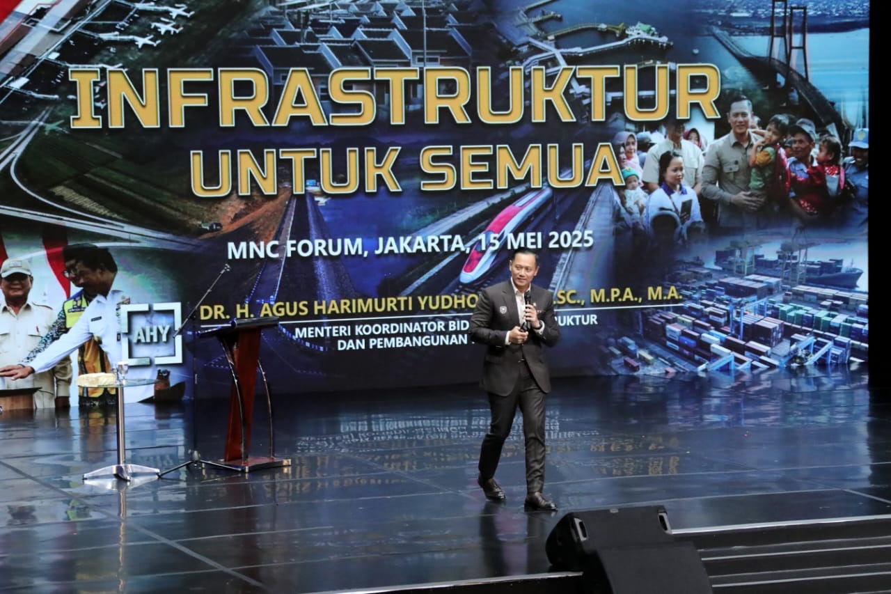 Ingatkan Urgensi Infrastruktur, Menko AHY: Sinergi Pemerintah dan Media Kunci Akselerasi Pembangunan