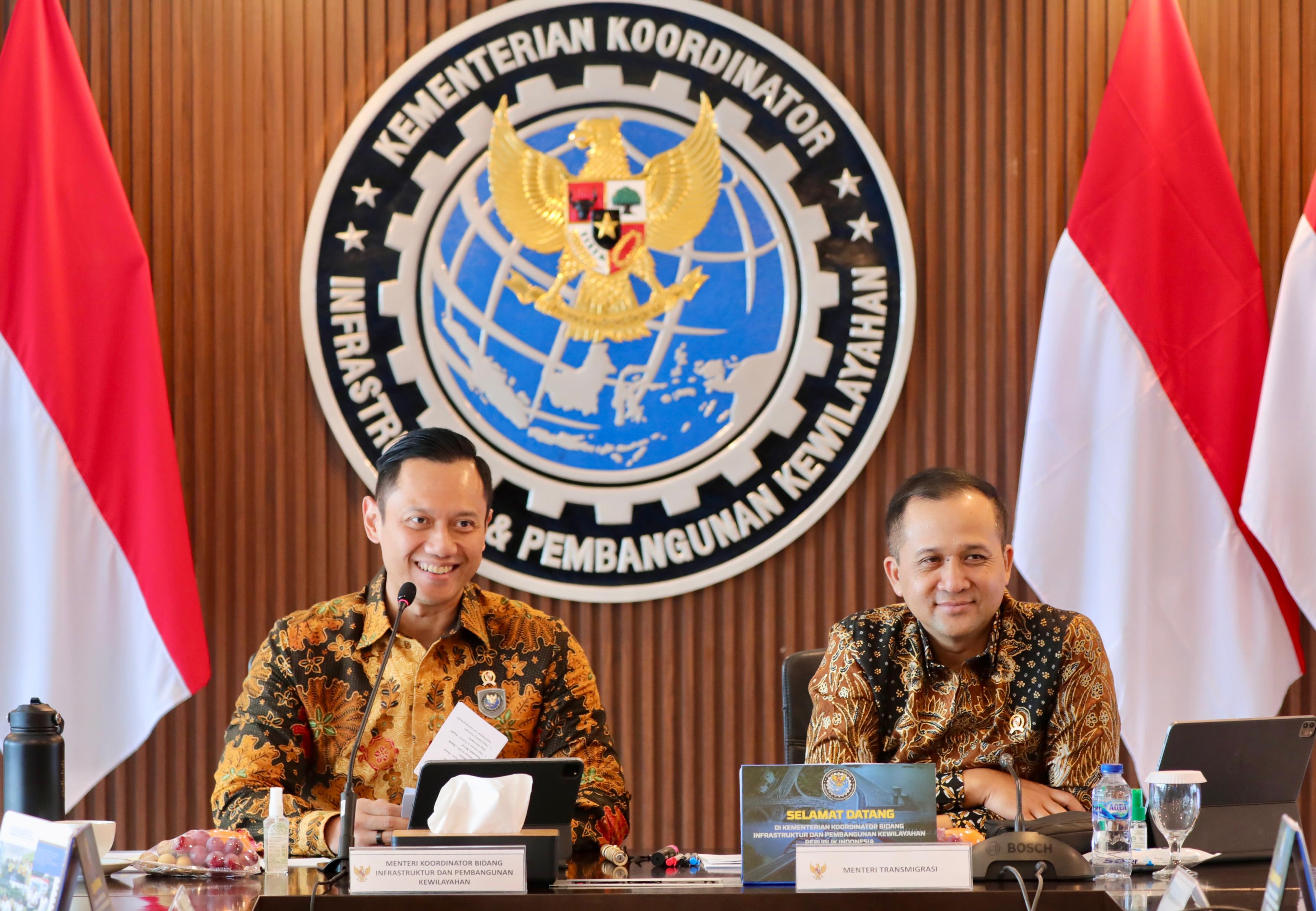 Pimpin Rakor Persiapan Konferensi Internasional Infrastruktur, Menko AHY: Wadah untuk Dorong Partisipasi Aktif Mitra Global dalam Pembangunan Infrastruktur Indonesia