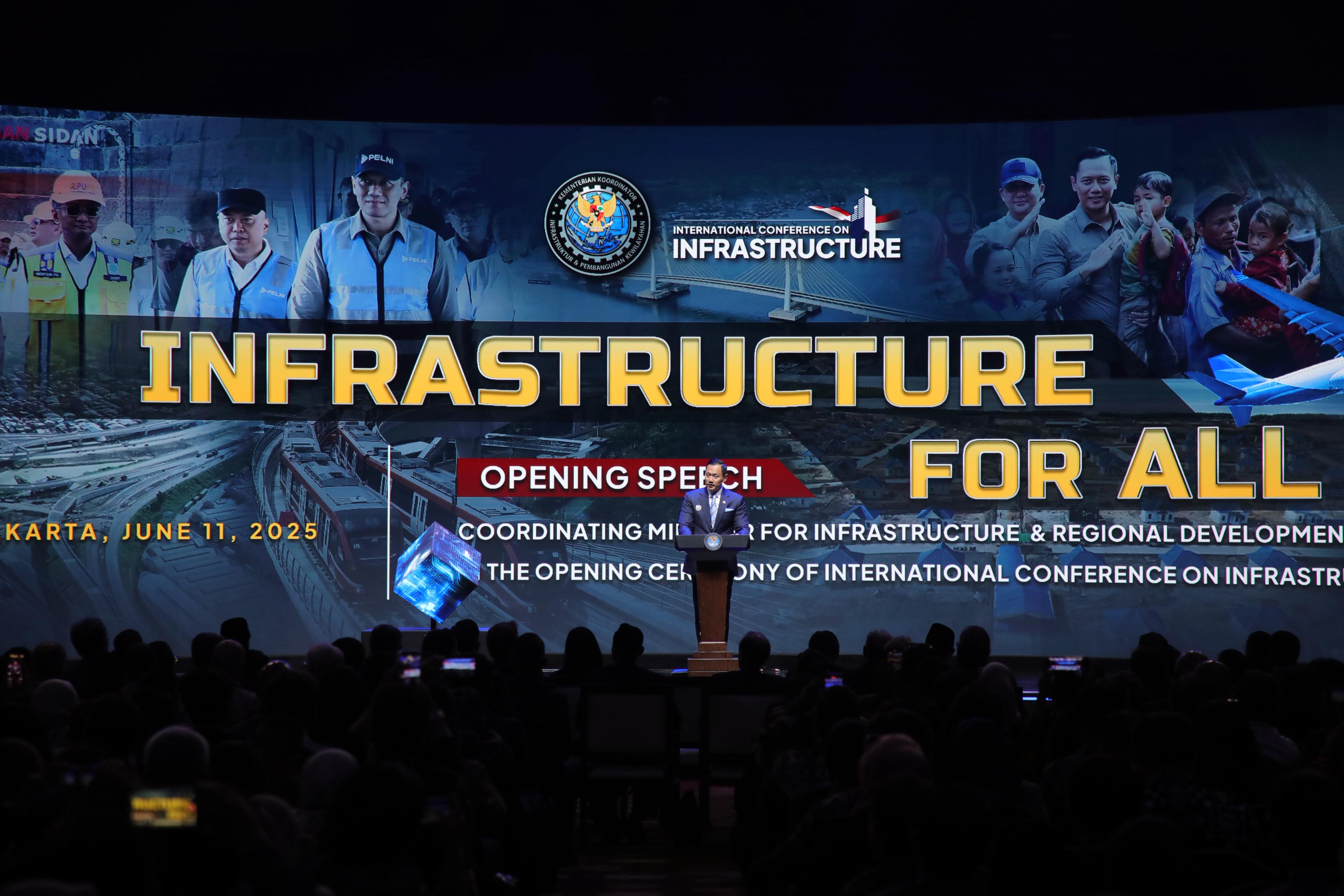 Menko AHY di Pembukaan ICI 2025: Infrastruktur adalah Fondasi Pertumbuhan yang Inklusif