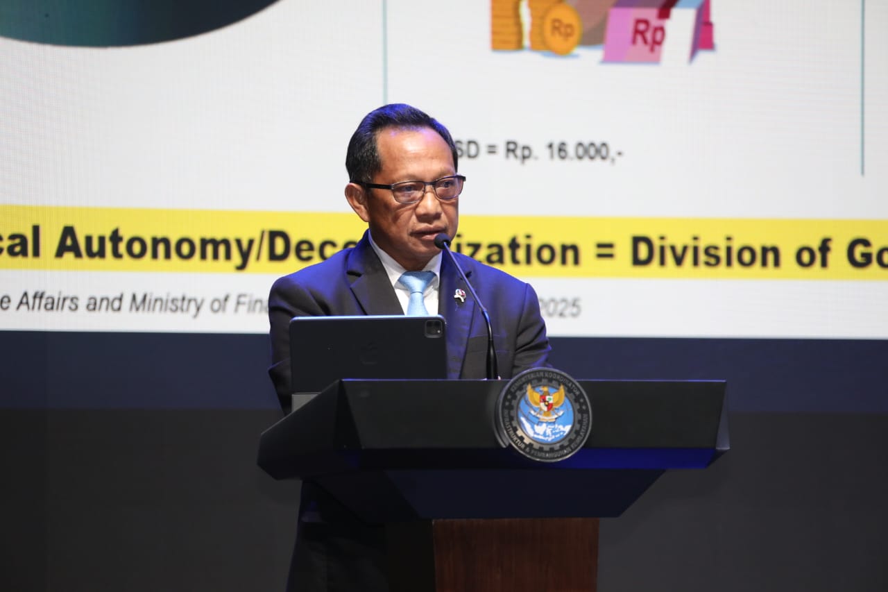 Di Forum ICI 2025, Mendagri Tekankan Kolaborasi Pusat dan Daerah dalam Pembangunan Infrastruktur