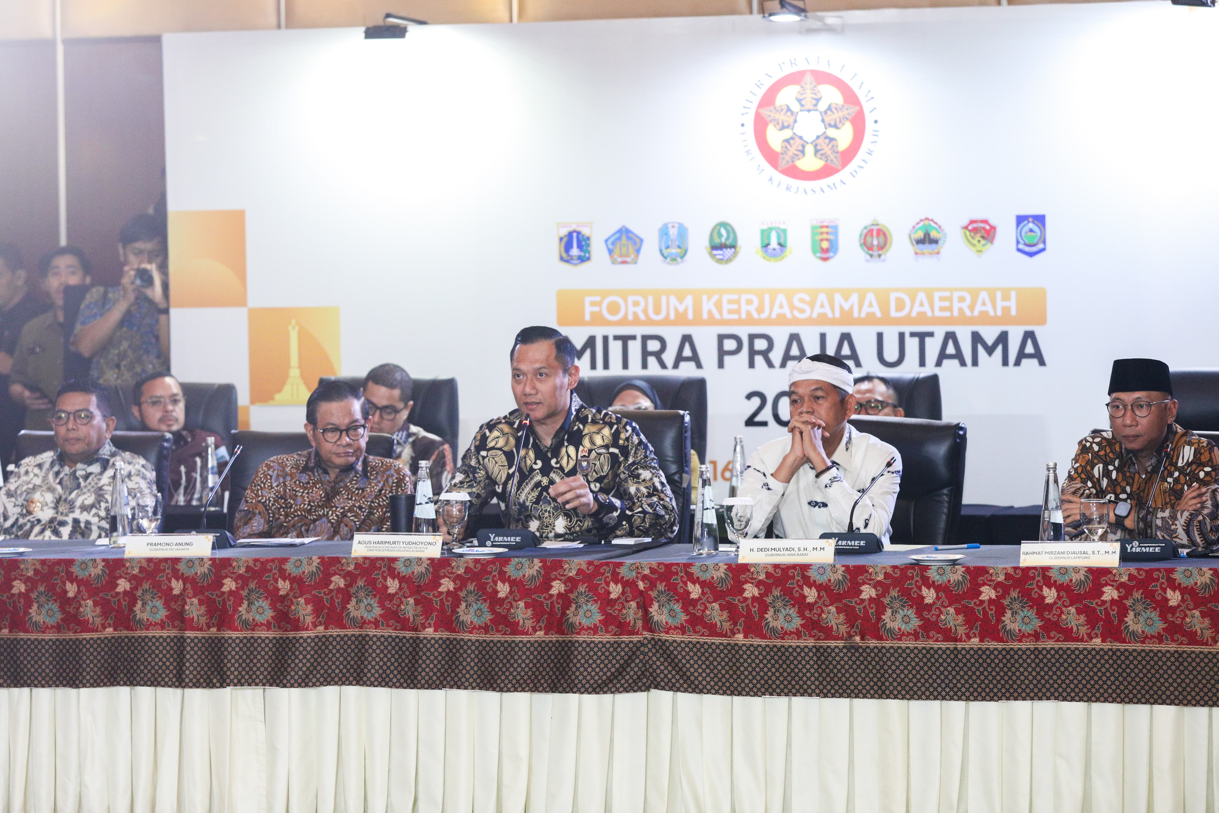 Fondasi Pembangunan Infrastruktur Nasional, Menko AHY Tekankan Kepala Daerah Bekerja Sama Lintas Wilayah dan Sektor