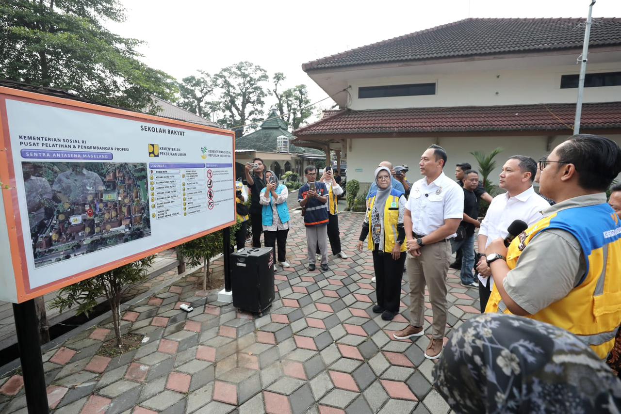 Tinjau Sekolah Rakyat di Magelang, Menko AHY: Program Strategis Presiden Prabowo Hadirkan Pendidikan Gratis dan Berkualitas
