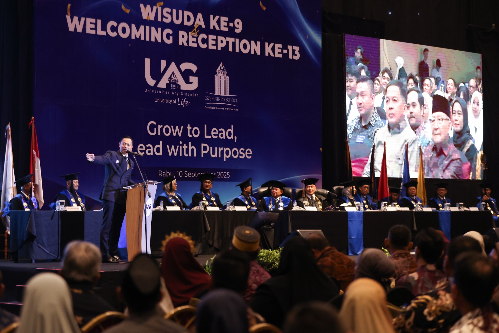 Berikan Orasi Kebangsaan di UAG, Menko AHY: SDM Unggul Kunci Menuju Indonesia Emas 2045