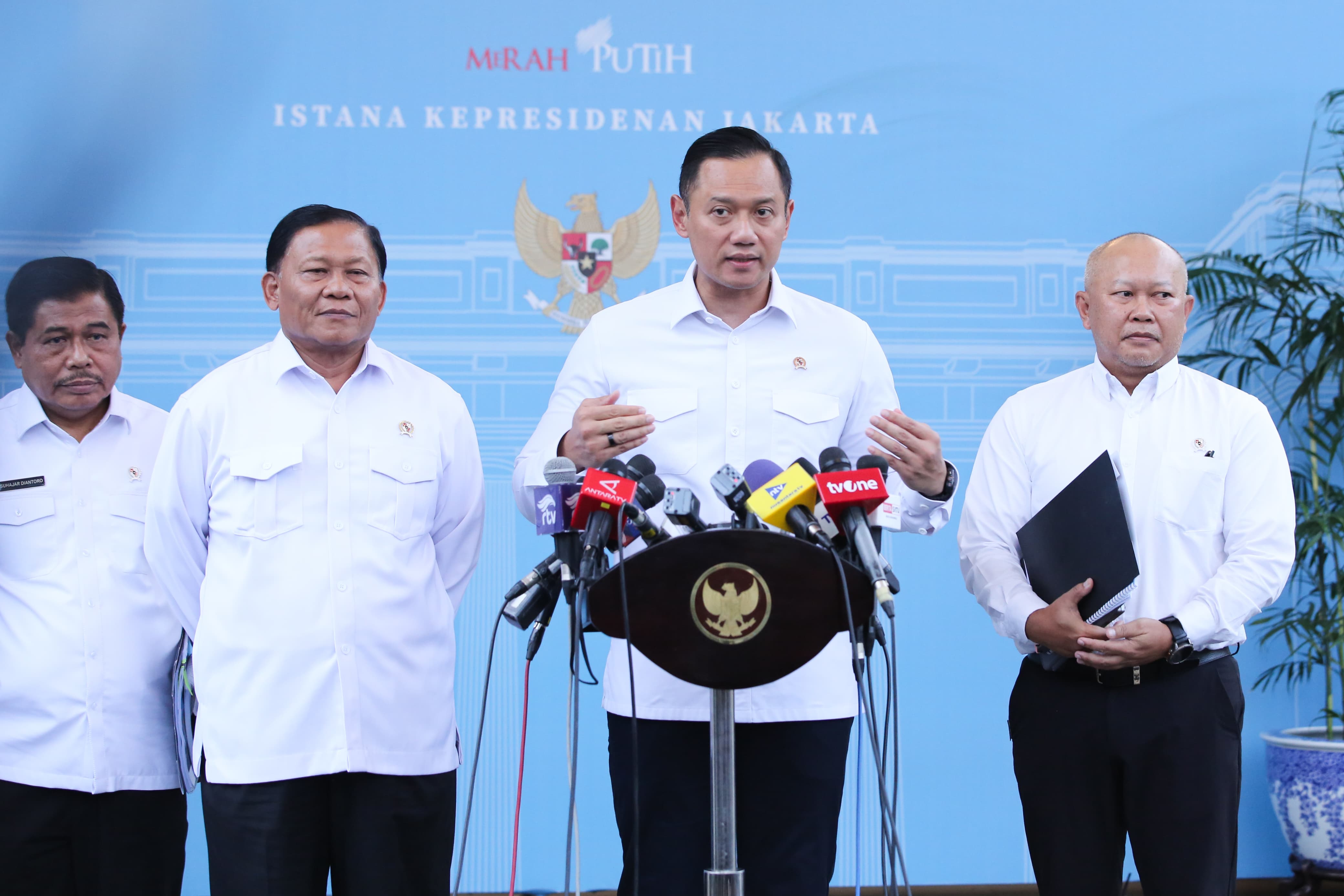 Laporkan Progres GSW ke Presiden Prabowo, Menko AHY Pastikan Pembangunan Menggunakan Pendekatan Terintegrasi