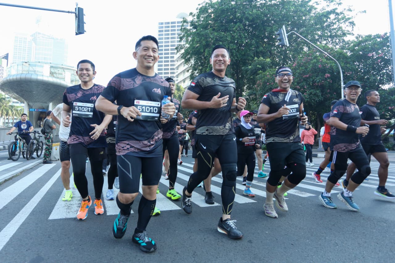 Ikut ASN Run 2025, Menko AHY Ajak ASN Hidup Sehat, Produktif dan Penuh Semangat