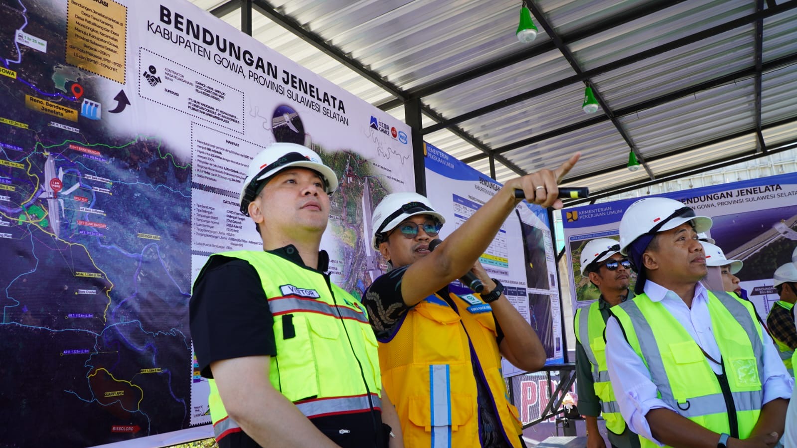 Perkuat Ketahanan Air dan Pangan, Deputi Rachmat Tinjau Pembangunan Bendungan Jenelata dan Irigasi Kampili di Sulawesi Selatan