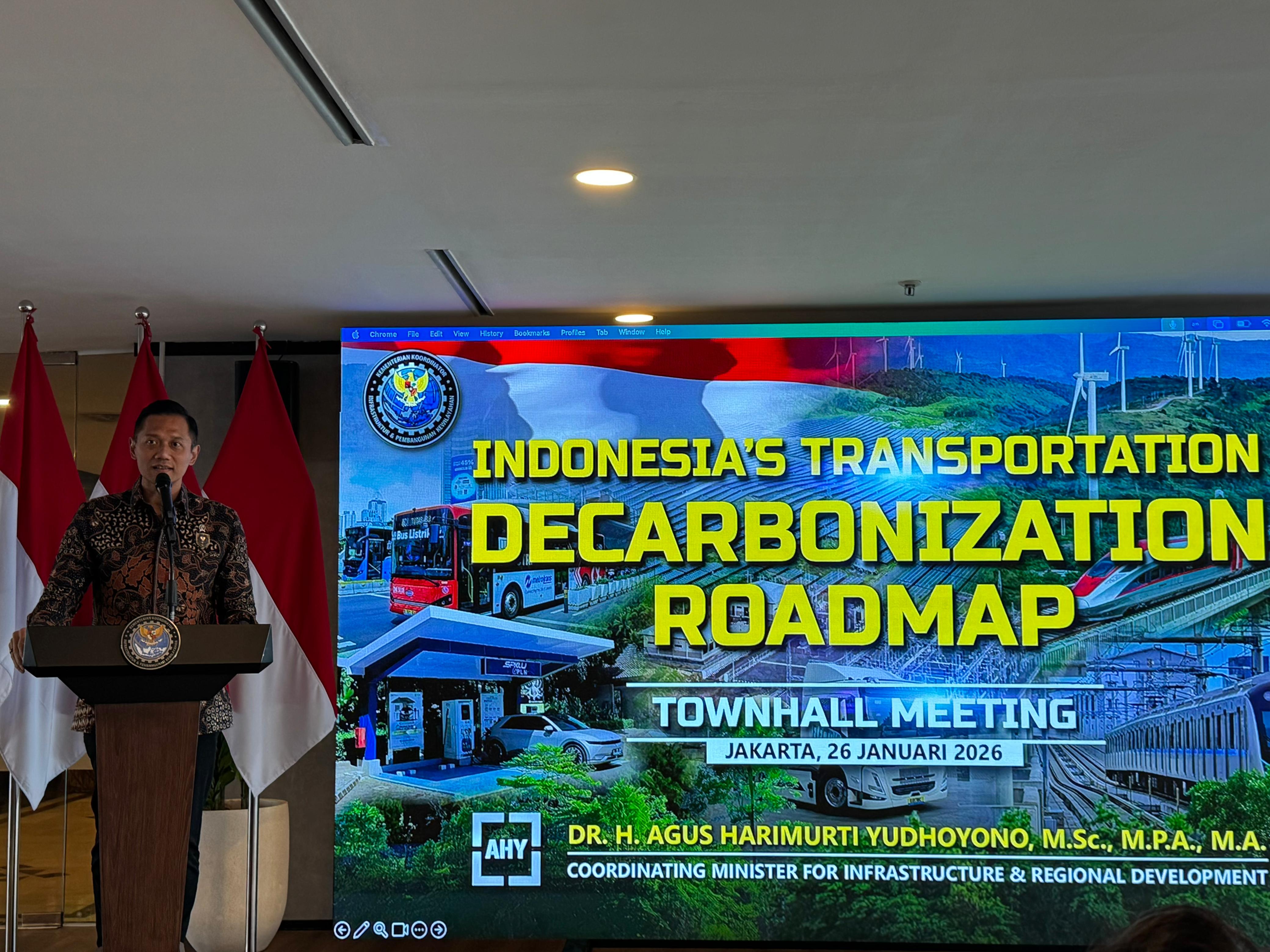 Dekarbonisasi Transportasi Indonesia Dipercepat, Kemenko Infra Gelar Town Hall Meeting Undang K/L Terkait