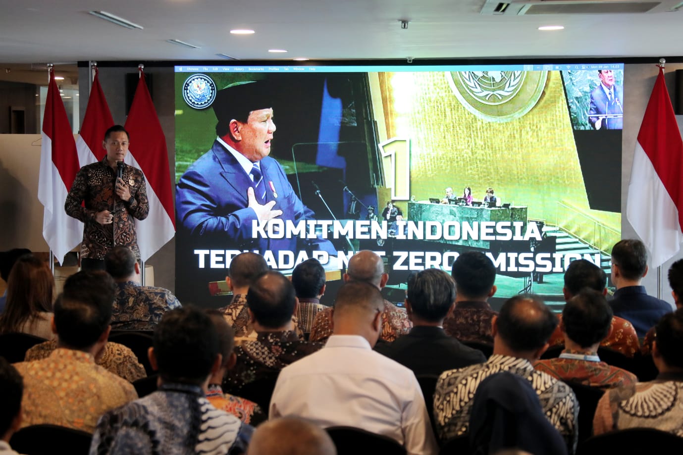 Di Town Hall Dekarbonisasi Transportasi, Menko AHY Tekankan Komitmen Pemerintah Jaga Lingkungan