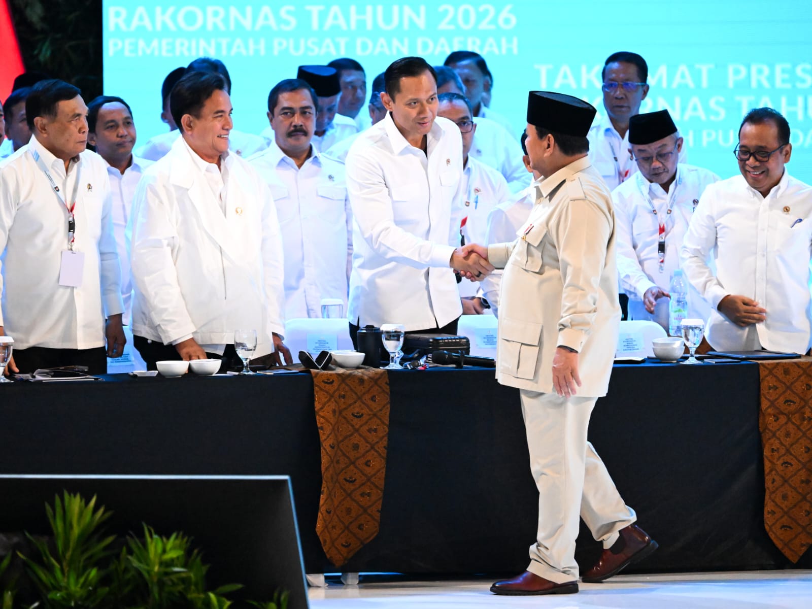Hadir di Rakornas Pemerintah Pusat dan Daerah, Menko AHY: Memperkuat Sinergi untuk Pembangunan Nasional