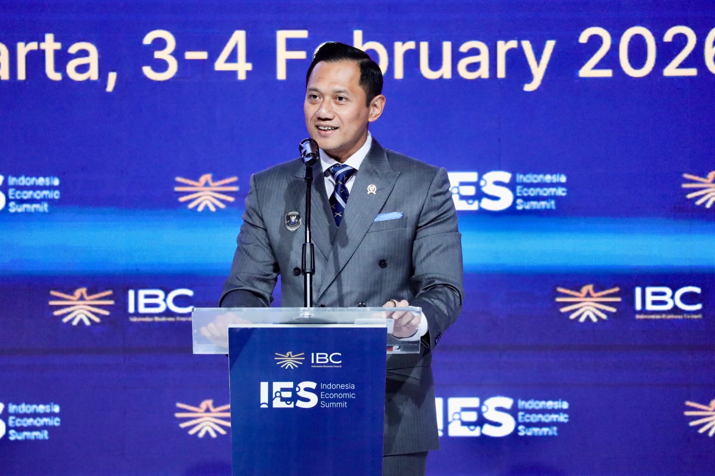 Berikan Pidato Kunci di IES 2026, Menko AHY: Pembangunan Infrastruktur Mendukung Ketahanan Nasional