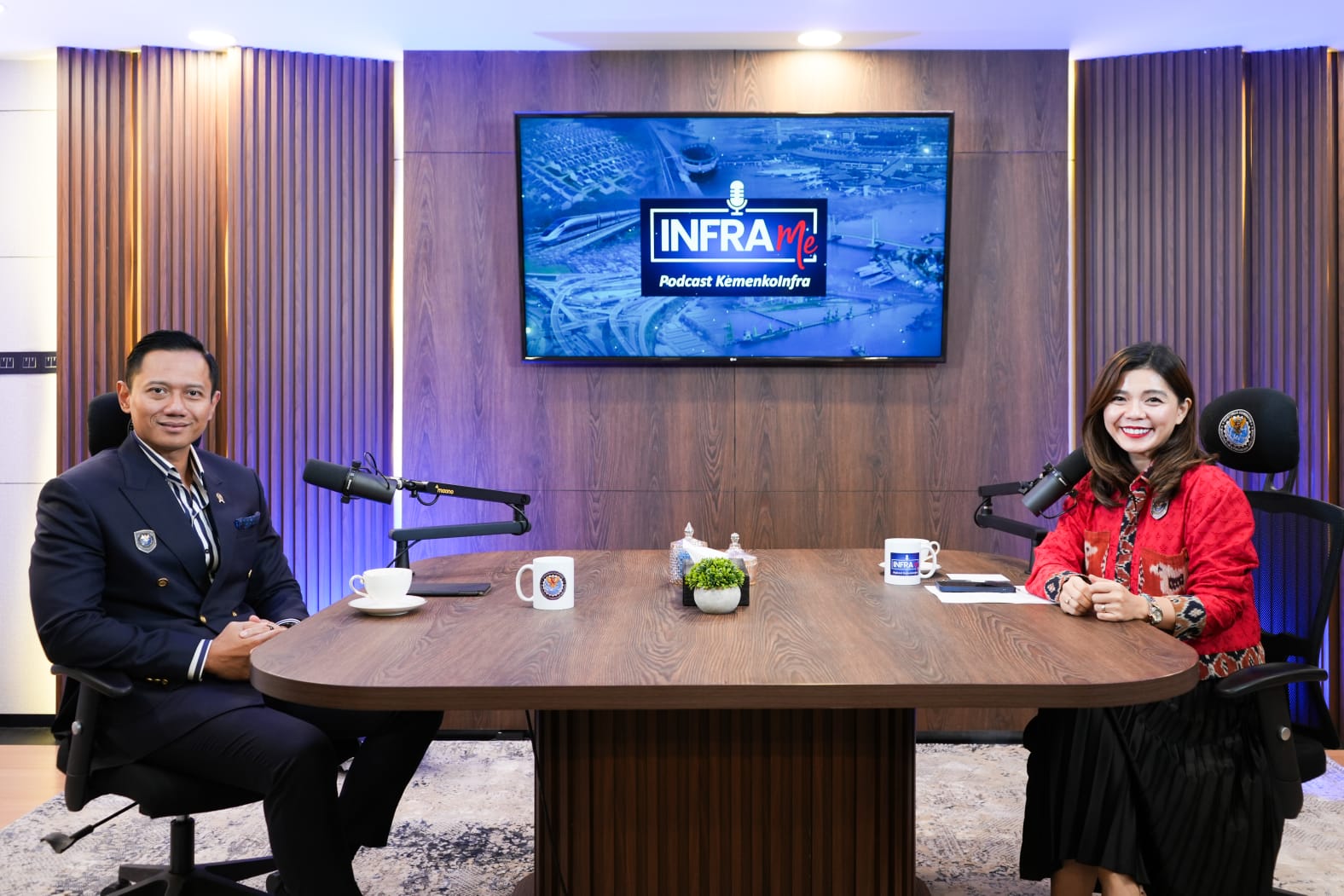 Luncurkan Podcast InfraMe, Menko AHY Tekankan Komunikasi yang Partisipatif untuk Pembangunan Nasional