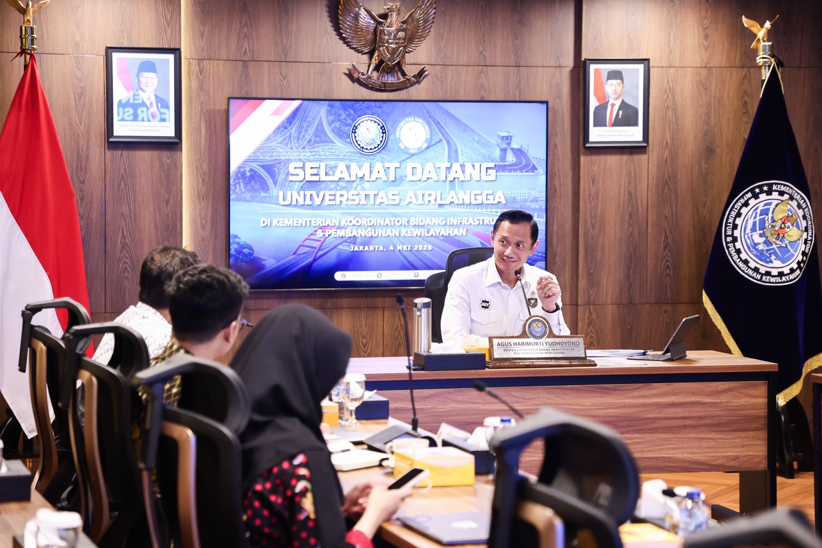 Terima CESGS UNAIR, Menko AHY: Kolaborasi Pemerintah dan Akademisi Penting Untuk Kebijakan Berdampak Nyata bagi Masyarakat