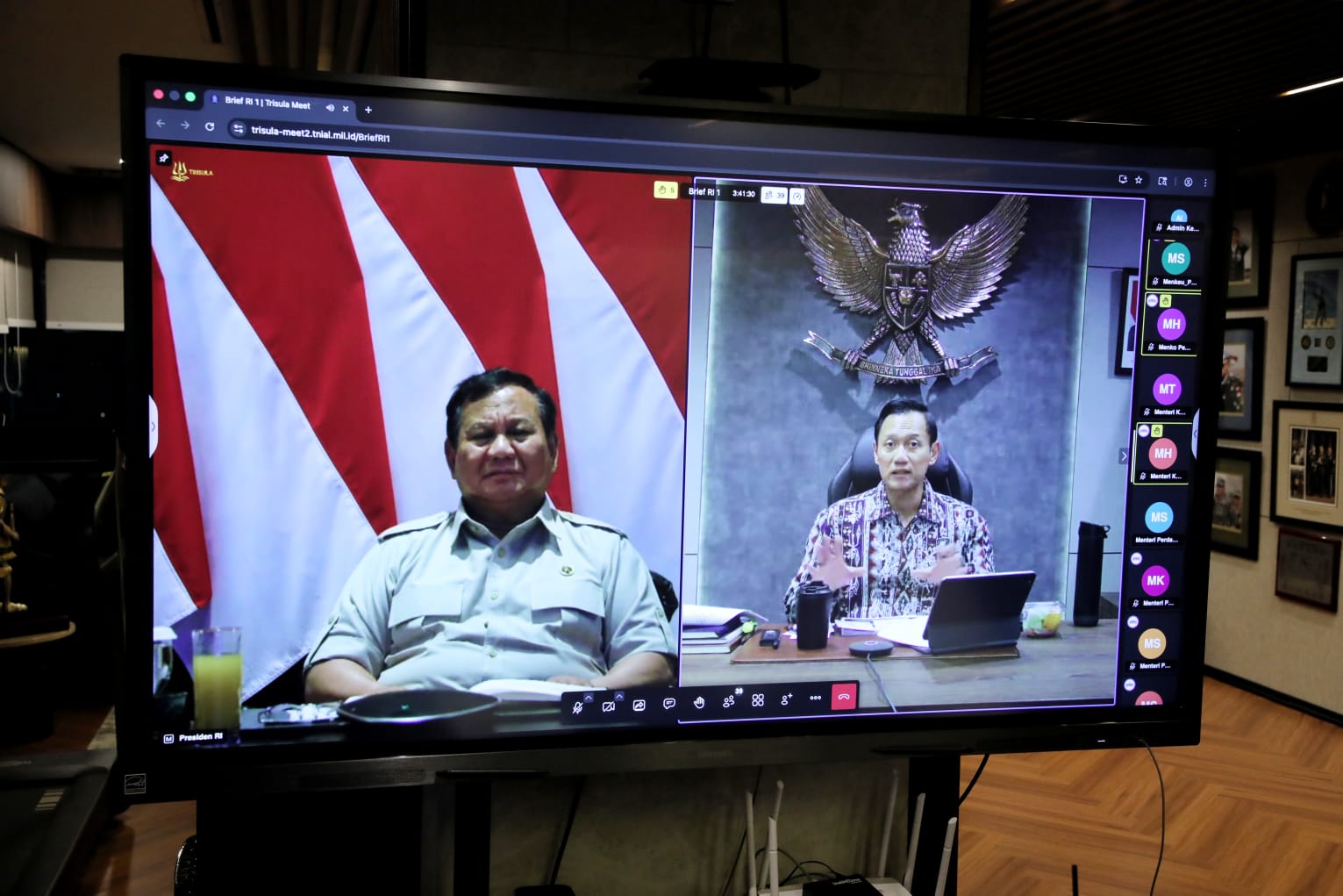 Ratas Kabinet Merah Putih, Menko AHY Laporkan Progres Agenda Strategis Infrastruktur Nasional ke Presiden Prabowo