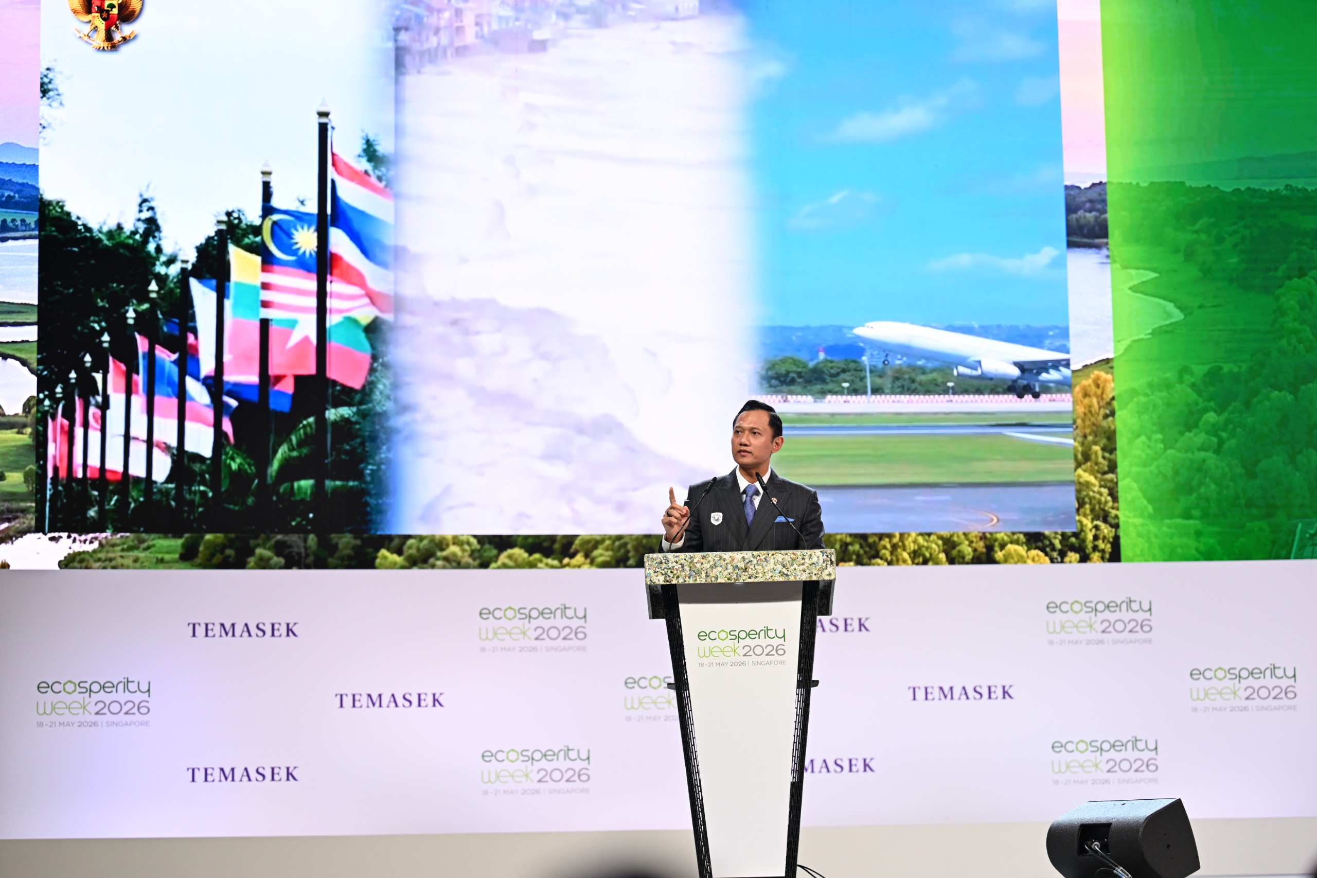 Hadiri Ecosperity Week 2026 di Singapura, Menko AHY Sampaikan Pesan Kunci tentang Ketahanan dan Infrastruktur Berkelanjutan Asia