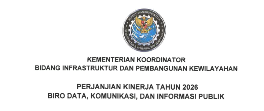 PERJANJIAN KINERJA TAHUN 2026 BIRO DATA, KOMUNIKASI, DAN INFORMASI PUBLIK