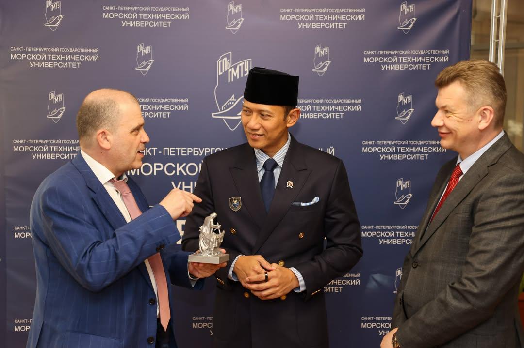 Dari Universitas Maritim Terkemuka di St Petersburg, Menko AHY Tekankan Pentingnya Membangun SDM Unggul dan Adaptif