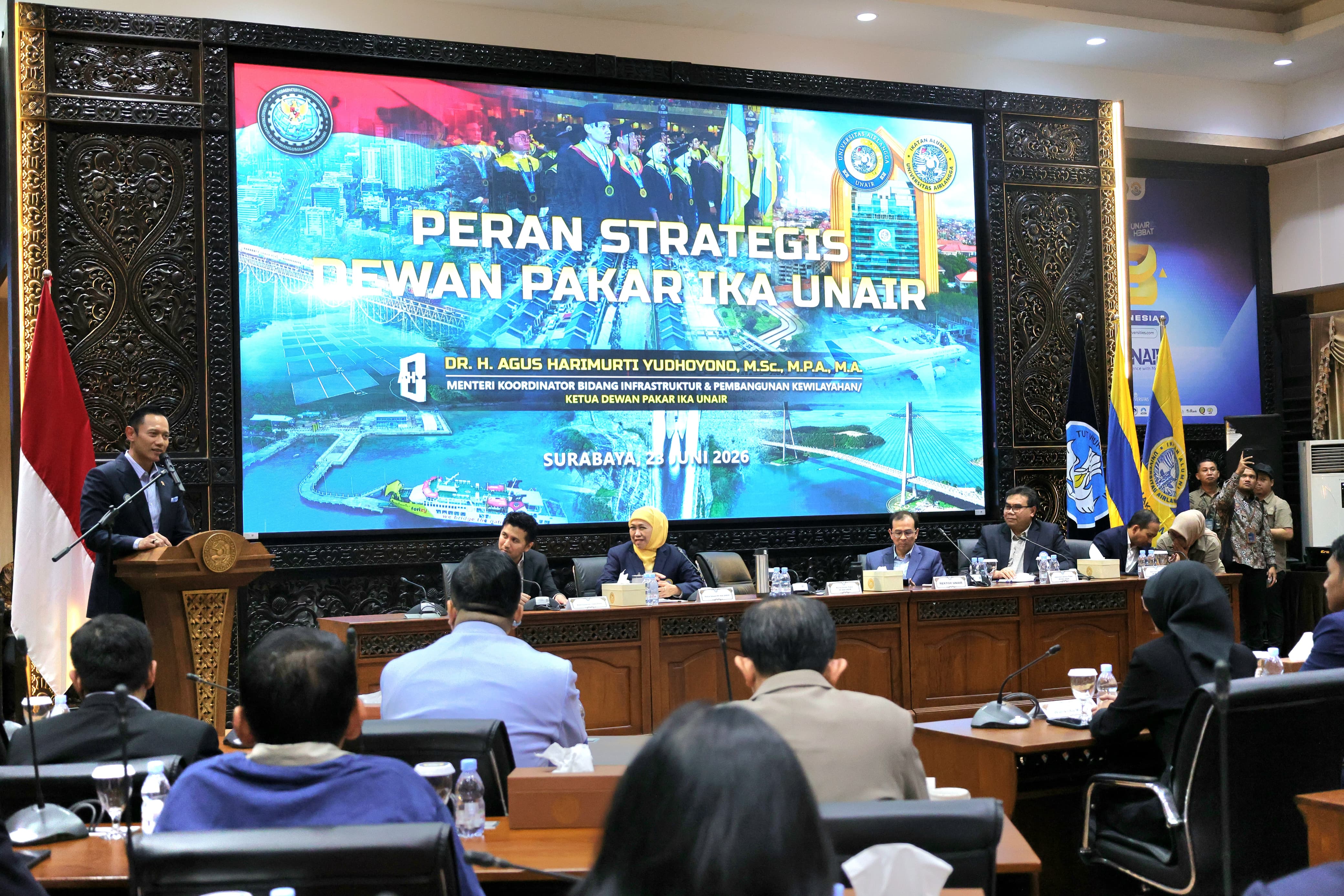 Himpun Masukan Dari Kampus untuk Hadirkan Solusi Nyata Bagi Rakyat, Menko AHY Gelar Rapat Dewan Pakar Ikatan Alumni Unair