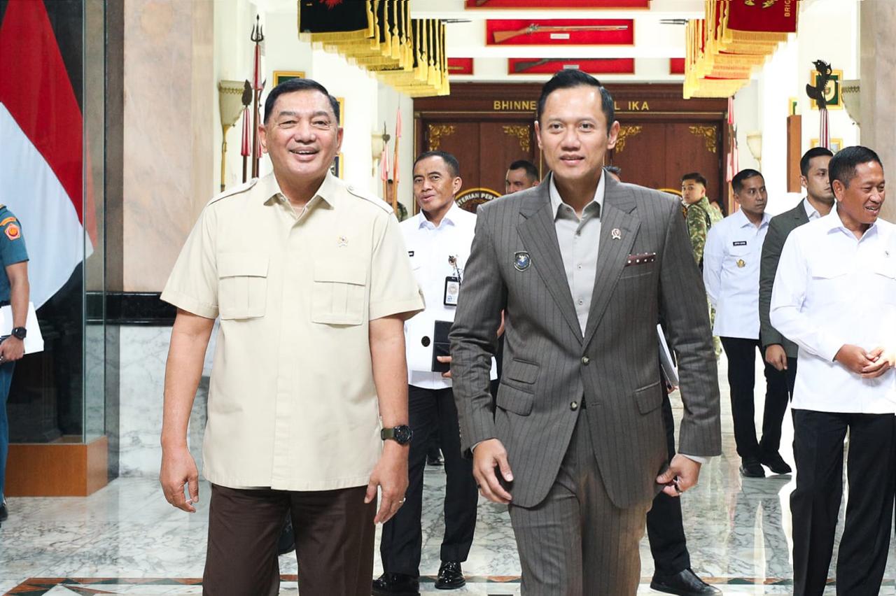 Infrastruktur Maju, Udara Aman: Menko AHY dan Menhan Sjafrie Kompak Kawal Kedaulatan RI