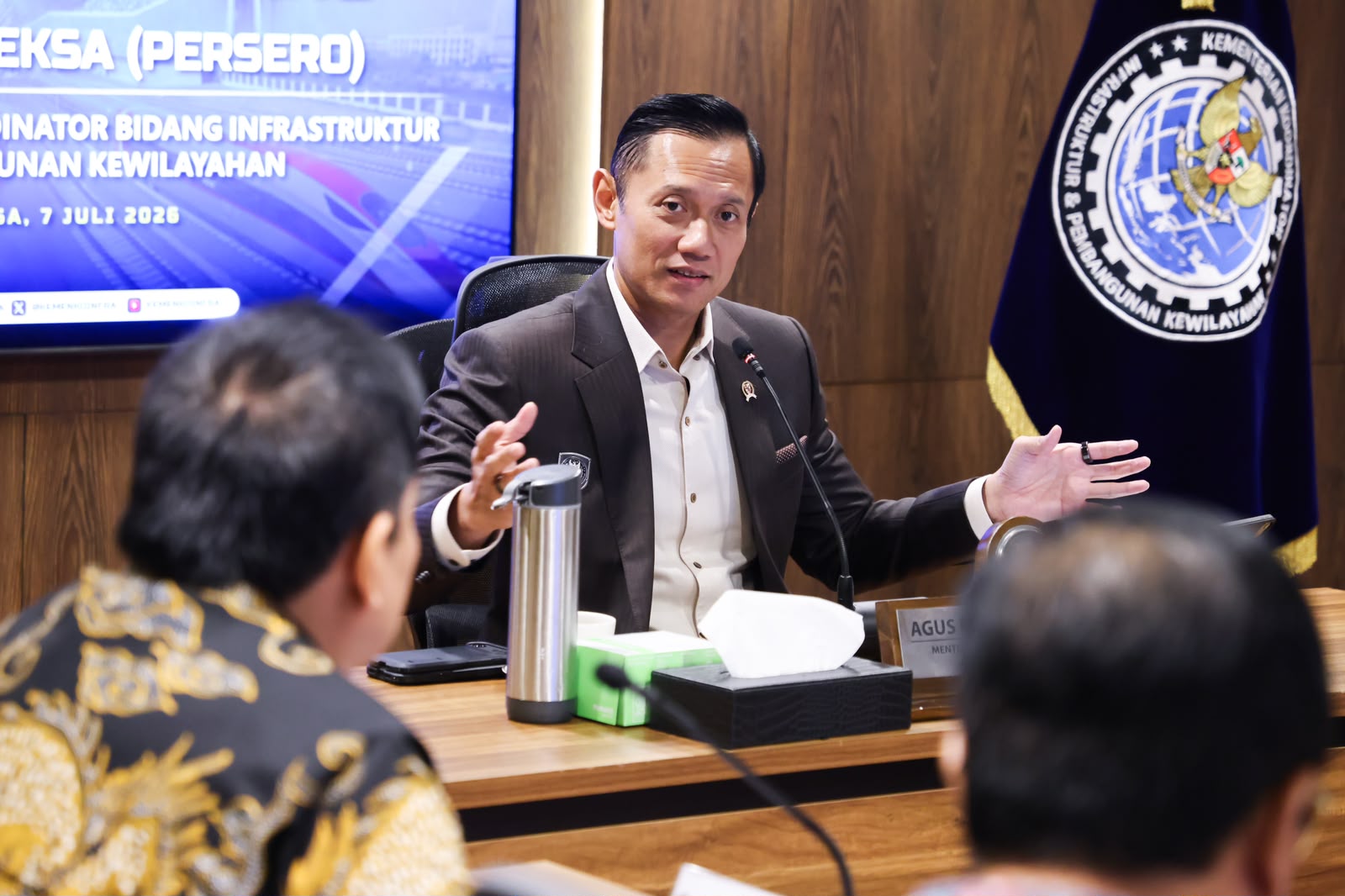 Menko AHY Dorong Penguatan Sinergi Pemerintah dan Danareksa untuk Dukungan Infrastruktur Pengembangan Kawasan Industri