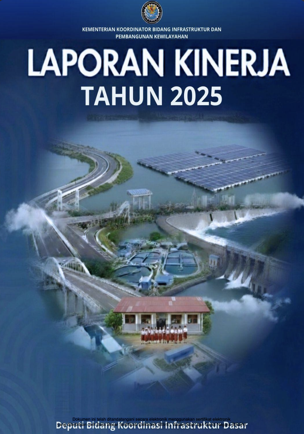 Laporan Kinerja Tahun 2025 Deputi Bidang Koordinasi Infrastruktur Dasar