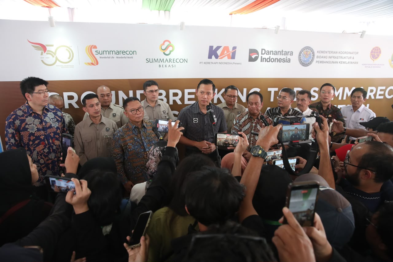 Menko AHY: TOD Kunci Membangun Kota yang Produktif, Sehat, dan Berkelanjutan