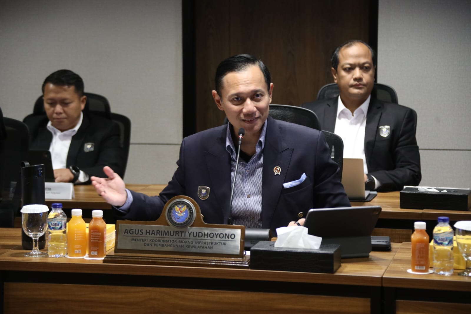 Kemenko Infra dan Ombudsman RI Perkuat Sinergi Perkuat Tata Kelola Pemerintahan, AHY: Tidak Hanya Menjalankan Program, Tapi Harus Berdampak