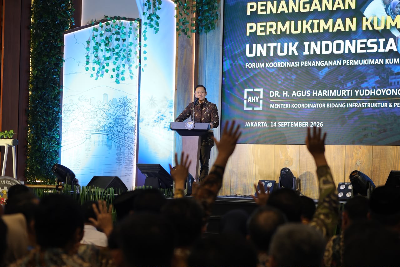 Menko AHY Dorong Program Penanganan Kumuh Terintegrasi