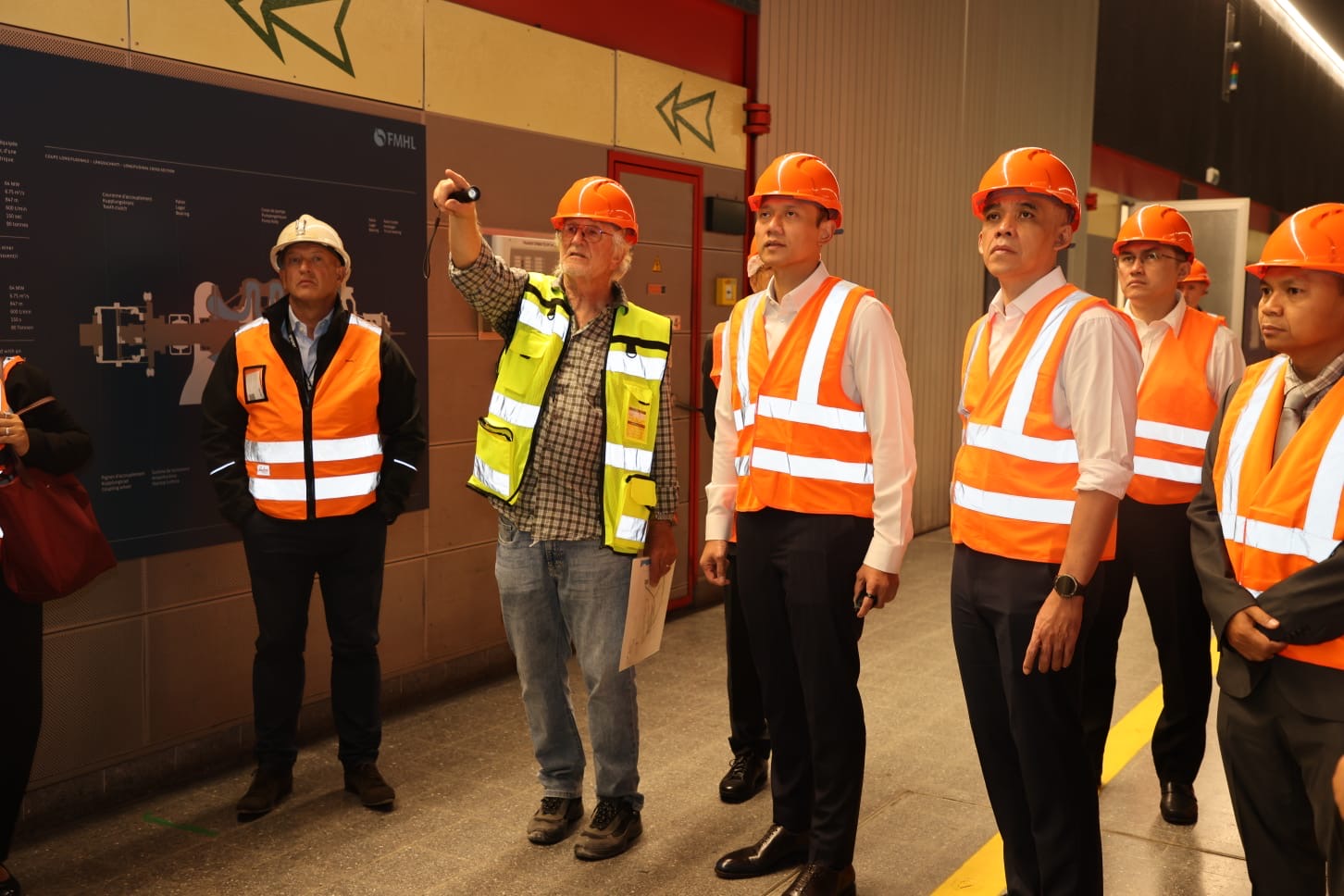 Kunjungan ke Veytaux Pumped-Storage Power Plant, Menko AHY Dorong Kolaborasi Pembangunan Infrastruktur Energi