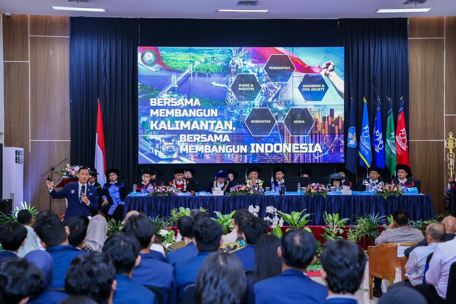 Menko AHY di Dies Natalis ke-12 ITK: Kampus Mitra Strategis Pengembangan SDM Unggul dan Infrastruktur Kalimantan