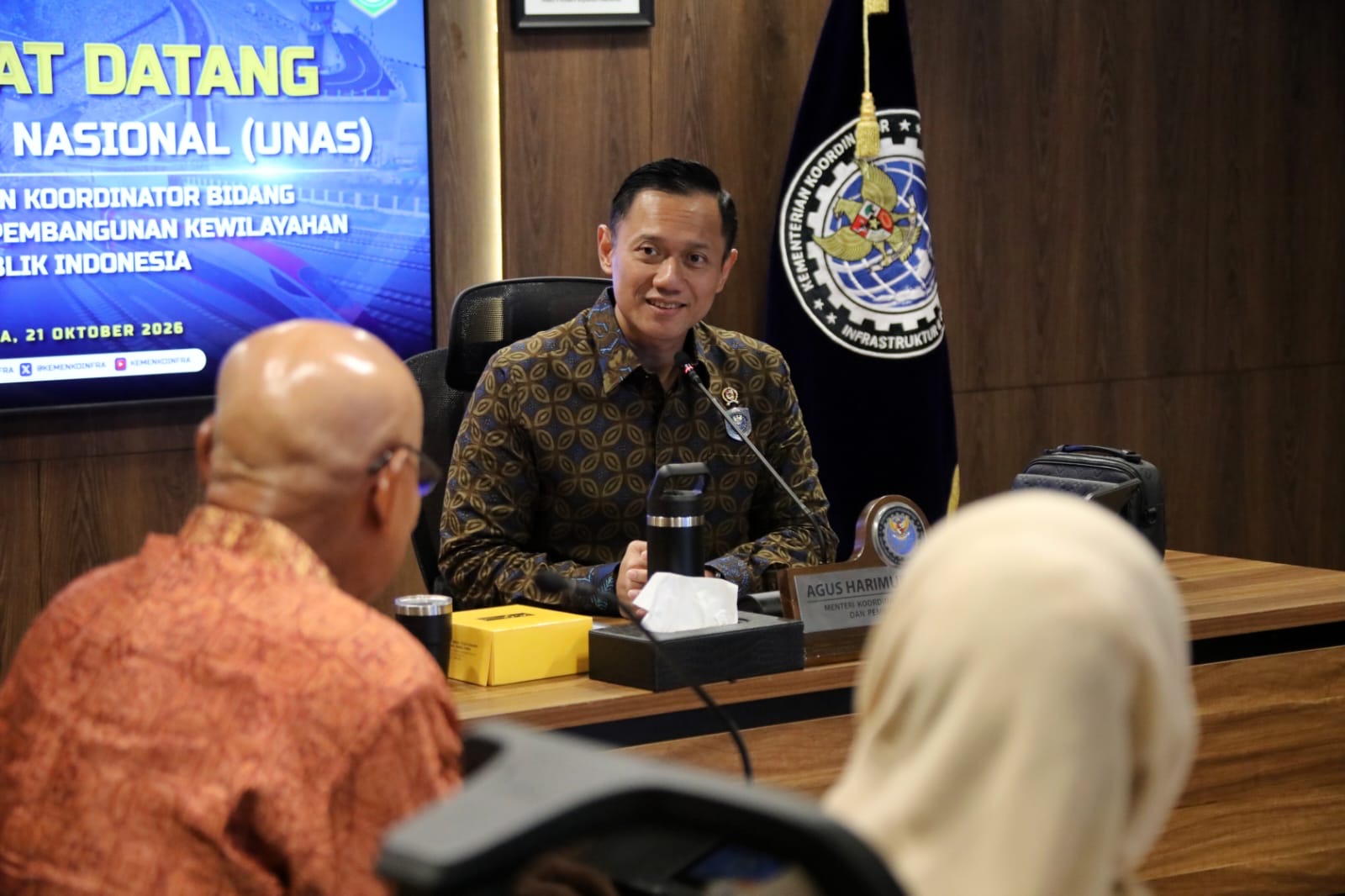 Dari Kampus ke Lapangan, Menko AHY Dorong Kolaborasi UNAS Cetak Talenta Pembangunan Infrastruktur